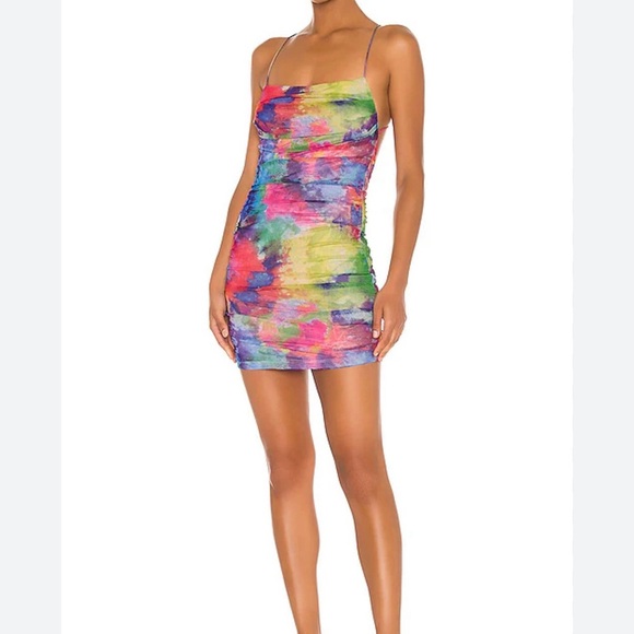 superdown Vibrant Multicolor Mini Dress - Picture 1 of 5